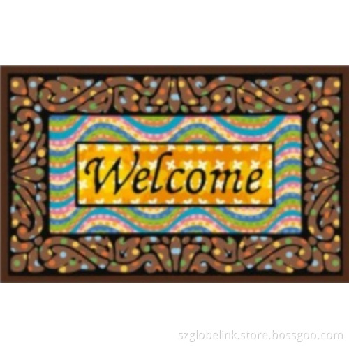 Flocked Rubber Door Mat 8805-04